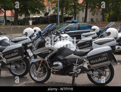 Feldjäger, die Militärpolizei der Bundeswehr, die Bundeswehr Stockfoto