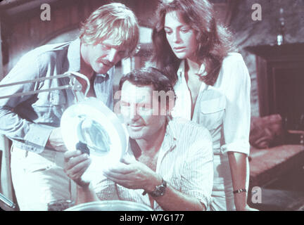 Jacqueline Bisset, Nick Nolte, Robert Shaw, der Tiefe, 1977 Stockfoto