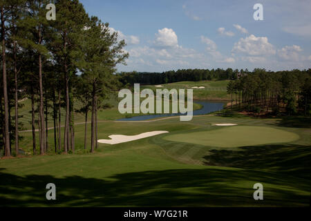 Alabama begrüßt die neueste Ergänzung der Robert Trent Jones Golf Trail, Ross Brücke, im Staubsauger in der Nähe von Birmingham, Alabama Stockfoto