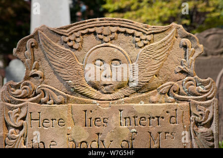 Alter Friedhof, Hartford, Connecticut Stockfoto