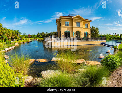 Peace River Botanische & Skulptur Gärten in Punta Gorda Florida Stockfoto