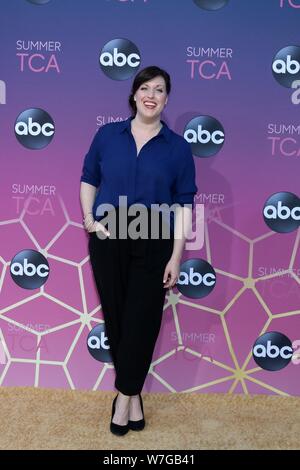 Allison Tolman in der Ankunftshalle für Disney ABC Fernsehen TCA Summer Press Tour 2019 - Teil 2, Soho House, West Hollywood, CA August 5, 2019. Foto von: Priscilla Grant/Everett Collection Stockfoto