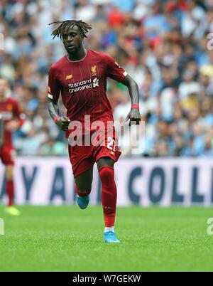 DIVOCK BESCHÄFTIGUNGSPROJEKT Liverpool Liverpool gegen Manchester City, FA Community Shield Wembley Stadion, LONDON, ENGLAND, 04. August 2019 GBD 14528 Liverpool gegen Manchester City den FA Community Shield 04/08/19 WARNUNG! Dieses Foto darf nur verwendet für Zeitung und/oder Zeitschrift redaktionelle Zwecke. Möglicherweise nicht für Publikationen, bei denen 1 Spieler verwendet werden, 1 Club oder 1 Wettbewerb ohne schriftliche Genehmigung von Fußball DataCo Ltd. Für Rückfragen wenden Sie sich bitte an Fußball DataCo Ltd +44 (0) 207 864 9121 Stockfoto