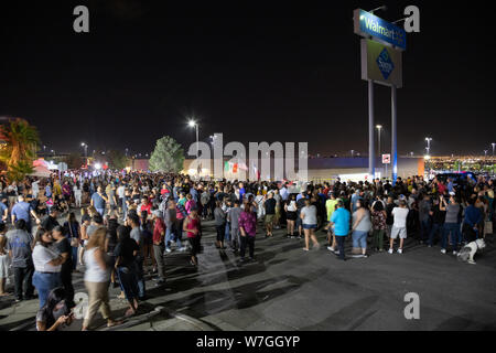 5. August 2019, El Paso, Gedenkstätte für Opfer von El Paso, Texas, USA Stockfoto