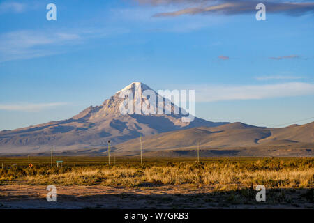 Panorama der Sajama Mountain in Oruro, Bolivien Stockfoto