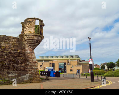 Bleibt der Sentry Box auf der Cromwell ära Zitadelle, Ayr, South Ayrshire, Schottland, Großbritannien Stockfoto