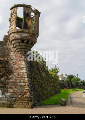 Bleibt der Sentry Box auf der Cromwell ära Zitadelle, Ayr, South Ayrshire, Schottland, Großbritannien Stockfoto