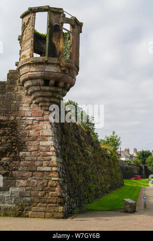 Bleibt der Sentry Box auf der Cromwell ära Zitadelle, Ayr, South Ayrshire, Schottland, Großbritannien Stockfoto