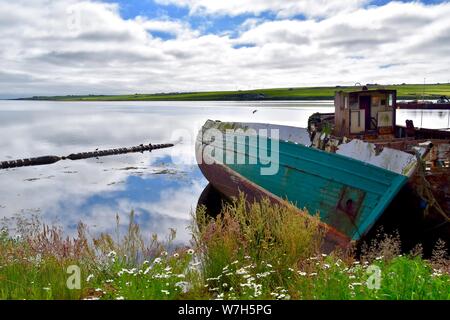 St. Margaret's Hope Werft. Stockfoto