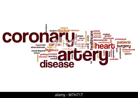 Koronare Wort cloud Konzept Stockfoto