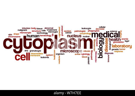 Zytoplasma Wort cloud Konzept Stockfoto
