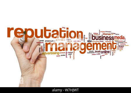 Reputation Management word Cloud Stockfoto