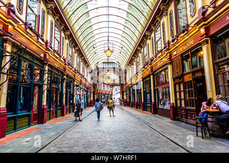 Leadenhall Market, Gracechurch Street, London, UK Stockfoto