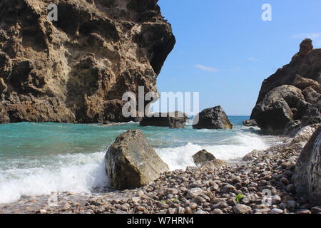 Hiden Strand nördlich von Marokko Stockfoto