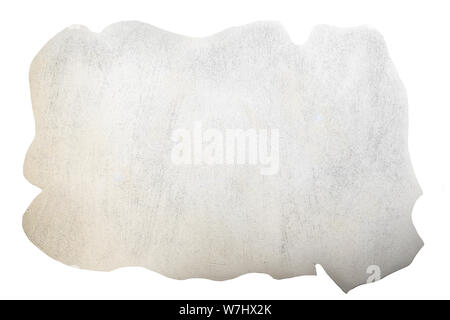 Foto Hintergrund der Silhouette eines Blatt dunkle Farbe aus Metall mit Kratzer, Schrammen, gealtert. Stockfoto