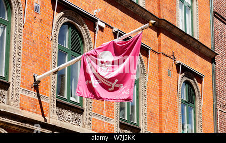 Lund, Schweden - 23.Juni, 2019: Piraten die Stadt eingenommen haben Stockfoto