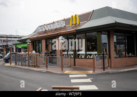 Wythenshawe McDonalds Drive Thru Stockfoto