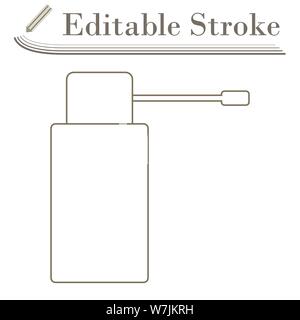 Inhalator Symbol. Editierbare Hub einfaches Design. Vector Illustration. Stock Vektor