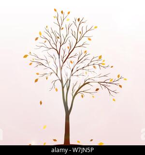 Herbst Baum Vektor Stock Vektor