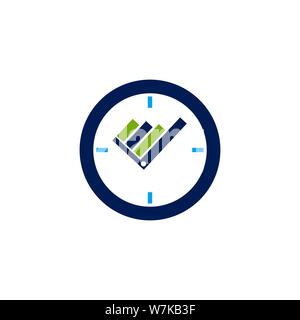 Buchhaltung Steuern Financial Business Logo Design Template Vector Stock Vektor
