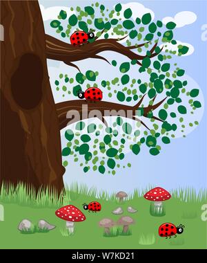 waldlandschaft clipart of flowers