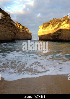 Landschaft der Loch Ard Gorge, Port Campbell National Park in Victoria in Melbourne, Australien, 4. September 2017. Stockfoto