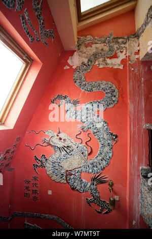 ---- Blick ins Innere des Museums, auch "China Porzellan Haus, renoviert von chinesischen Geschäftsmann und Porzellan Sammler Zhang Lianzhi in bekannten Stockfoto
