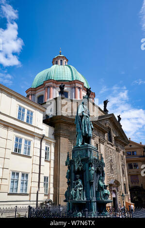 In Prag in der Tschechischen Republik. Hl. Franz von Assisi Kirche Stockfoto