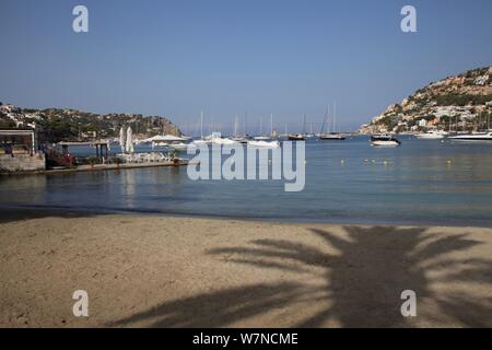 August 2019 Morgen in Port Andratx, Mallorca Stockfoto