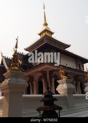 Wat Padarapirom Mae Rim Chiang Mai Stockfoto