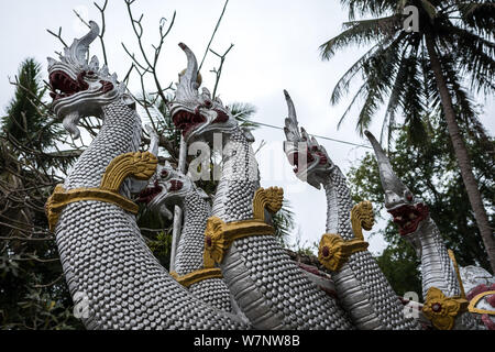 Wat Hua Xiang Tempel in Luang Prabang, Laos. Eine von vielen alten Tempel in Luang Prabang, Laos entfernt Stockfoto