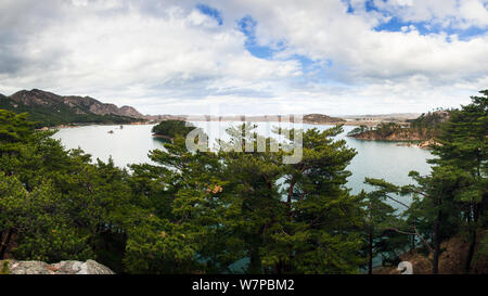 See in der Kumgang Berge, der Demokratischen Volksrepublik Korea (DVRK), Nordkorea, 2012 Stockfoto