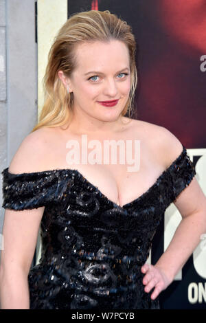 Los Angeles, USA. 05 Aug, 2019. Elisabeth Moss bei der Weltpremiere des Films "Die Küche: Queens of Crime" an der TCL Chinese Theater. Los Angeles, 05.08.2019 | Verwendung der weltweiten Kredit: dpa/Alamy leben Nachrichten Stockfoto