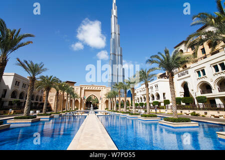 Luxus Entwicklung unter dem Burj Khalifa, Dubai, Vereinigte Arabische Emirate 2011 Stockfoto