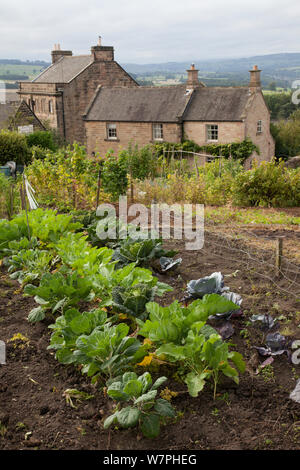 Dorf Zuteilung. Stanton-in-Peak, Peak District National Park, Deryshire, UK. Stockfoto