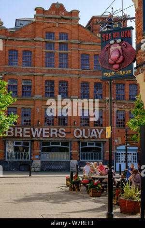 Das Red Lion Brewers Quay Weymouth Stadtzentrum Weymouth Dorset England Stockfoto