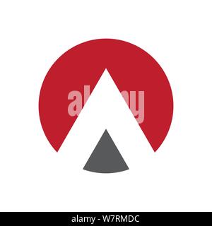 Eine Briefvorlage Vektor icon Abbildung design Stock Vektor