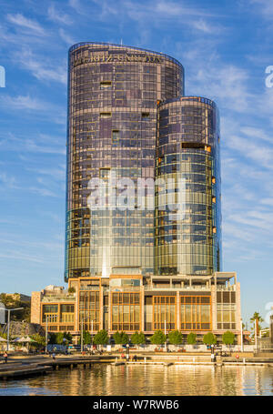 Das Hotel "The Ritz-Carlton, Elizabeth Street, Perth, Western Australia Stockfoto