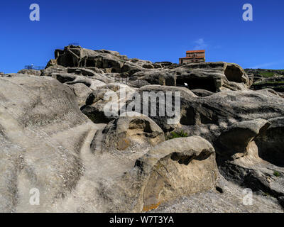 Späte hellenistische Cave City Uplisziche, Shida Kartli, Georgien, Europa Stockfoto