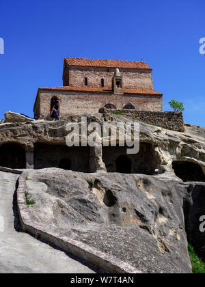 Späte hellenistische Cave City Uplisziche, Shida Kartli, Georgien, Europa Stockfoto