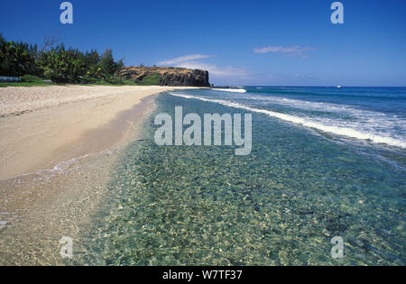 Strand Boucan Canot, Saint-Gilles-les-Bains, Réunion, Indischer Ozean. Stockfoto