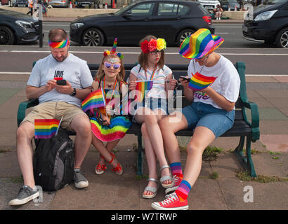 Spaß am Brighton Stolz 2019 Stockfoto