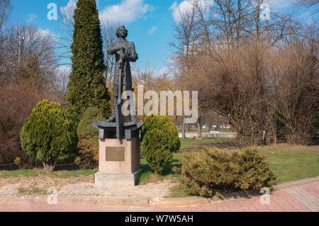 Peter der Große Botschaft in Koenigsberg Denkmal für Peter den Großen in Kaliningrad, Kaliningrad, Russland, Osteuropa, 6. April 2019 Stockfoto