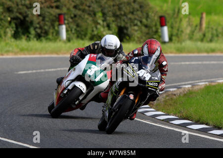 Stromkreis Dundrod, Belfast, Nordirland. 7 Aug, 2019. Ulster Grand Prix Straße Rennen, Praxis Tag; Michal Dokoupil am schnellsten in der ultra leichten Sitzung wurde - redaktionelle Verwendung. Credit: Aktion plus Sport/Alamy leben Nachrichten Stockfoto