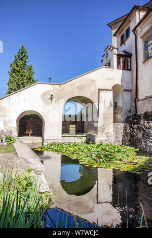 Hrad Šternberk, Olomoucký kraj, Morava, Ceska Republika/: Burg Äœeský schloss, Mähren, Olomouc, Tschechische Republik Stockfoto