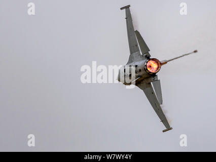 Air Combat Command F-16 Viper Demo Team an der Royal International Air Tattoo 2019 Stockfoto