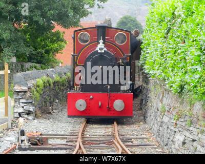 Corris Rheilffordd Eisenbahn Stockfoto