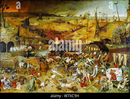 Pieter Brueghel der Ältere, der Triumph des Todes, Malerei, 1562 Stockfoto