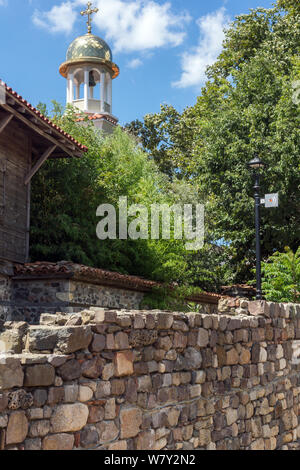 SOZOPOL, Bulgarien - 10. AUGUST 2018: die orthodoxe Kirche St. George, Region Burgas, Bulgarien Stockfoto