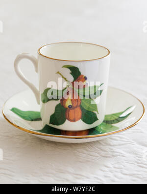 Kaffeetasse aus jamaikanischen Jenny's Mein akki Sammlung Stockfoto